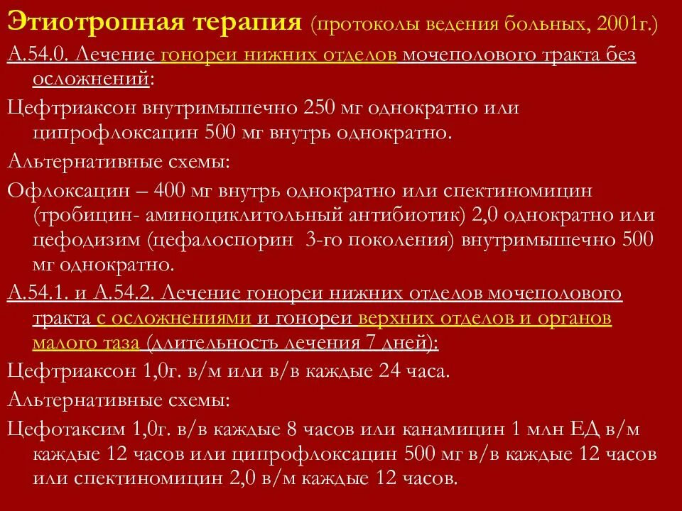 Схема лечения гонореи. Этиотропная терапия гонореи. Схема лечения при гонорее. Гонорея лечение антибиотиками