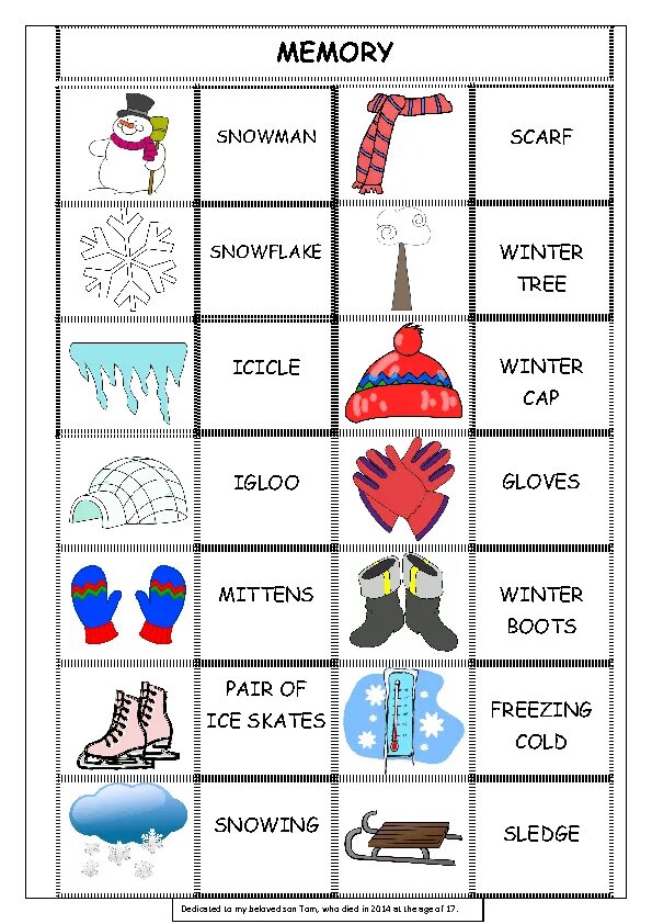 Snow words