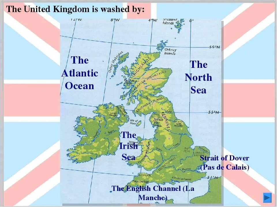 The United Kingdom of great Britain карта. Моря и океаны Великобритании. Моря омывающие Великобританию. Моря которые омывают Великобританию. Great britain is an island