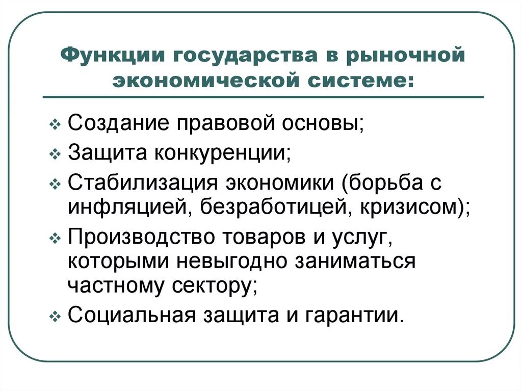 В стране с рыночной экономикой ответ. Функции государства и правительства в рыночной системе. Функции государства в рыночной экономике. Функции ГОСА В рыночной экономике. Рынке и роли государства в рыночной экономике..