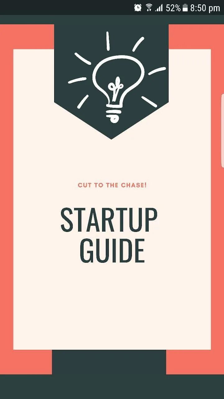 Startup guide. Startup guide