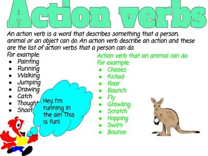Animal verbs