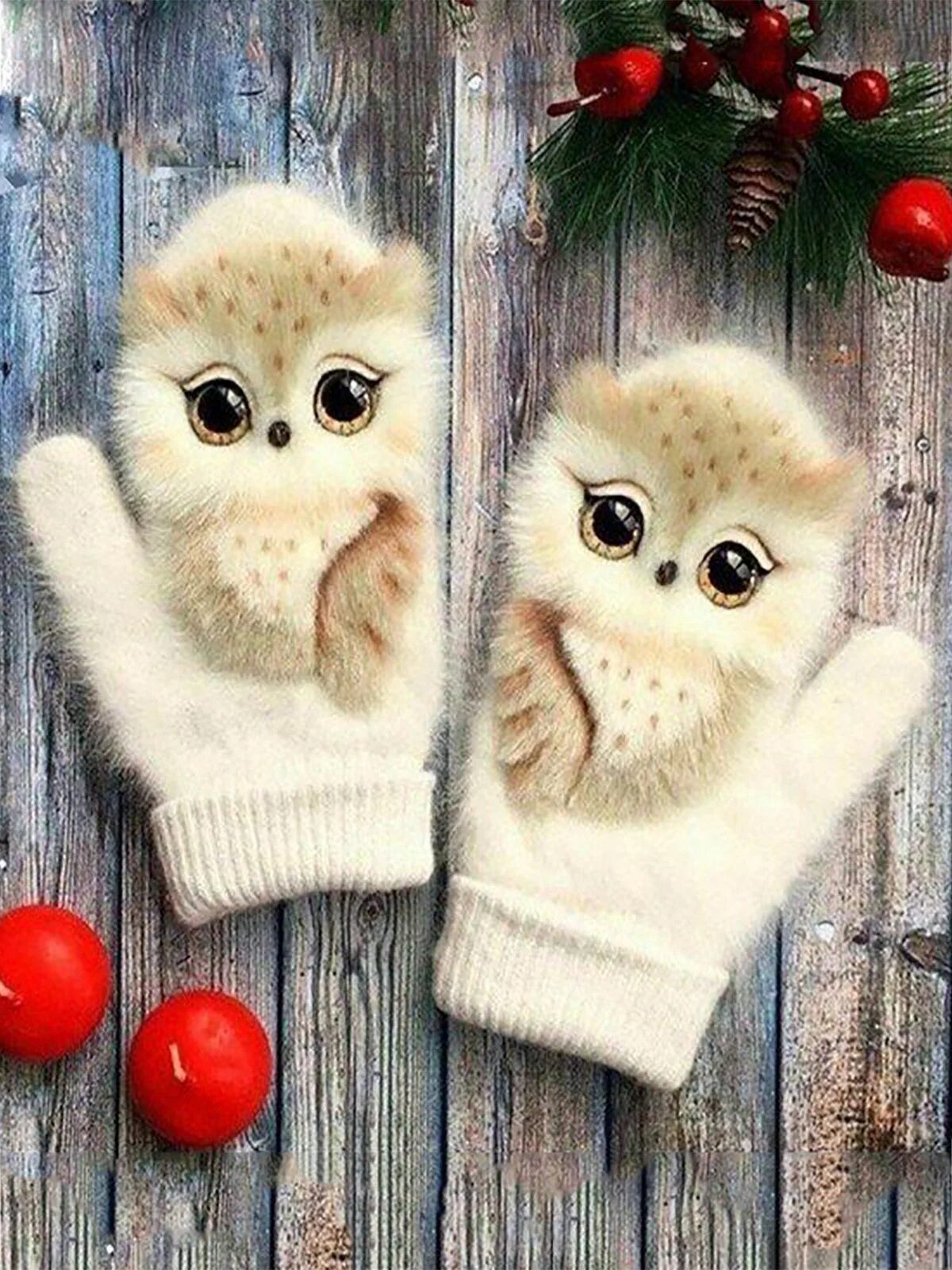 Варежки меховые совы. Звероварежки совы. Звероварежки совы. Сова на варежках. Рукавички с совой.