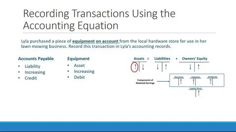 Transaction accounts