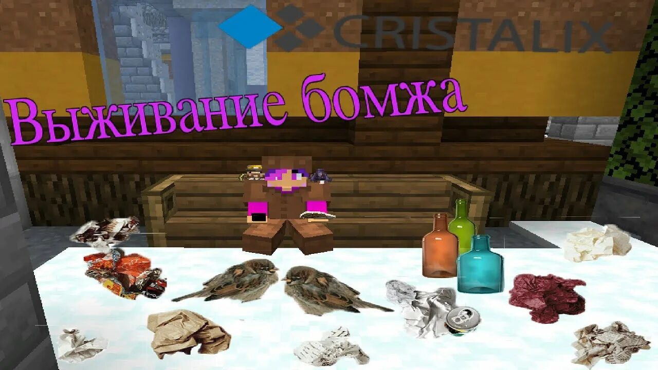Сервера симулятор бомжа. Симулятор бомжа кристаликс.