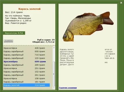Карась калькулятор