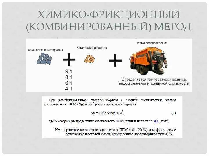 Борьба с зимней скользкостью. Фрикционный метод борьбы с зимней скользкостью. химико-фрикционный метод для борьбы с зимней скользкостью. химико-фрикционный. химико-фрикционный способ.