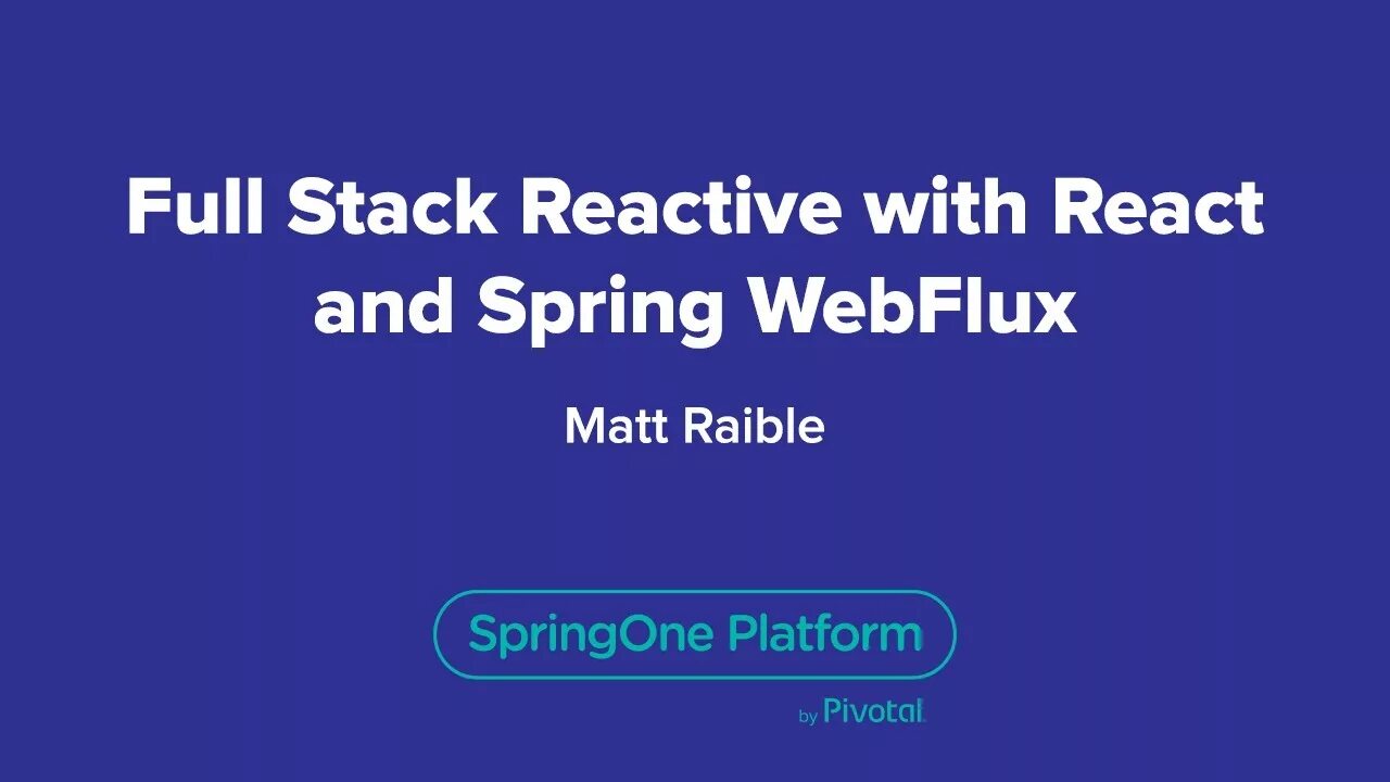 React full stack. Webflux. reactive spring. spring web flux. spring webflux logo.