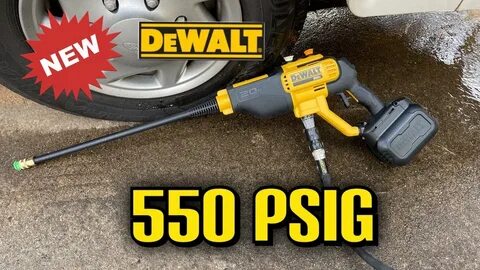 Портативная аккумуляторная мойка dewalt dcpw550