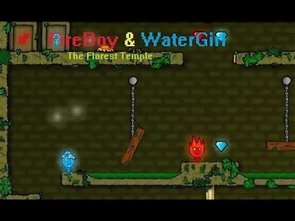 Огонь и вода 1 в Лесном храме игры. Игра на двоих Fireboy and Watergirl. Огонь и вода Лесной храм. Flash Water игра.