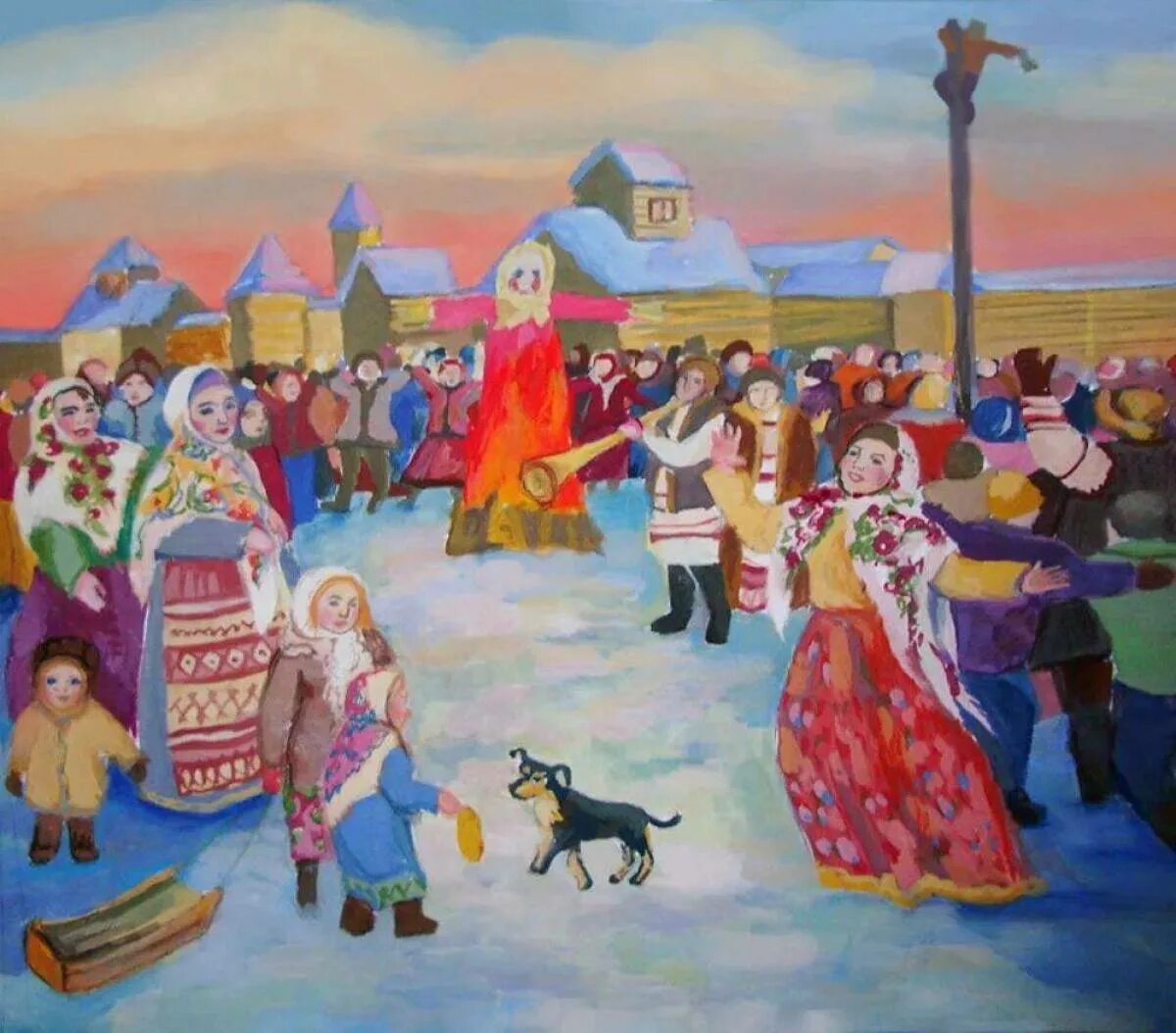 Зимняя масленица. Праздник масленица народные гуляния. масленичные гуляния на руси. праздничные народные гулянья. народные гуляния на руси.