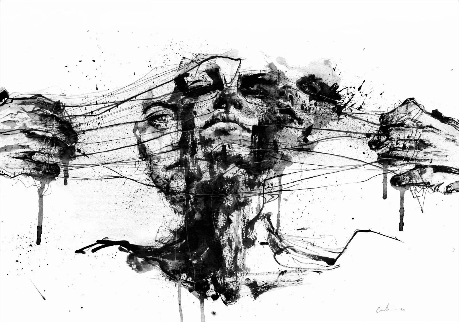 Agnes Cecile художник. Абстрактные рисунки карандашом. Креативные рисунки. Стильные черно белые картины. Art person