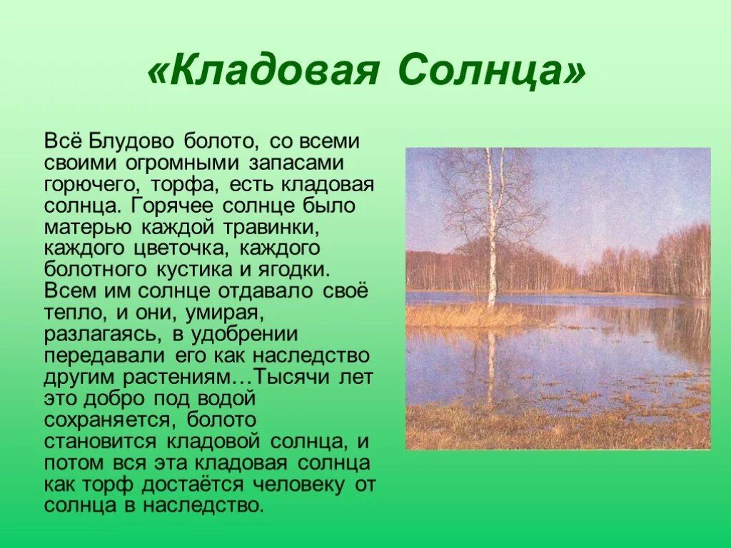 Блудово болото содержит огромные запасы горючего ответы. Блудово болото пришвин. Блудово болото кладовая солнца. Блудово болото из кладовой солнца. Сочинение по кладовой солнца.