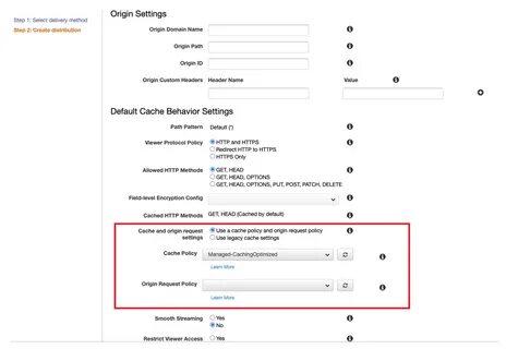 Default cache