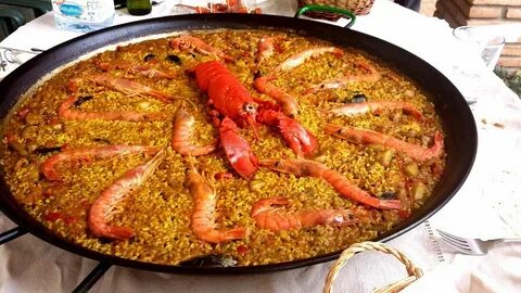 Испанское блюдо букв