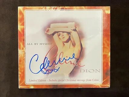 Купить Селин Дион (CD-диск "All by myself" с автографом) в наличии по цене 18000