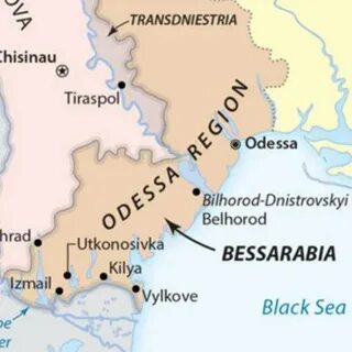 Бессарабия на карте