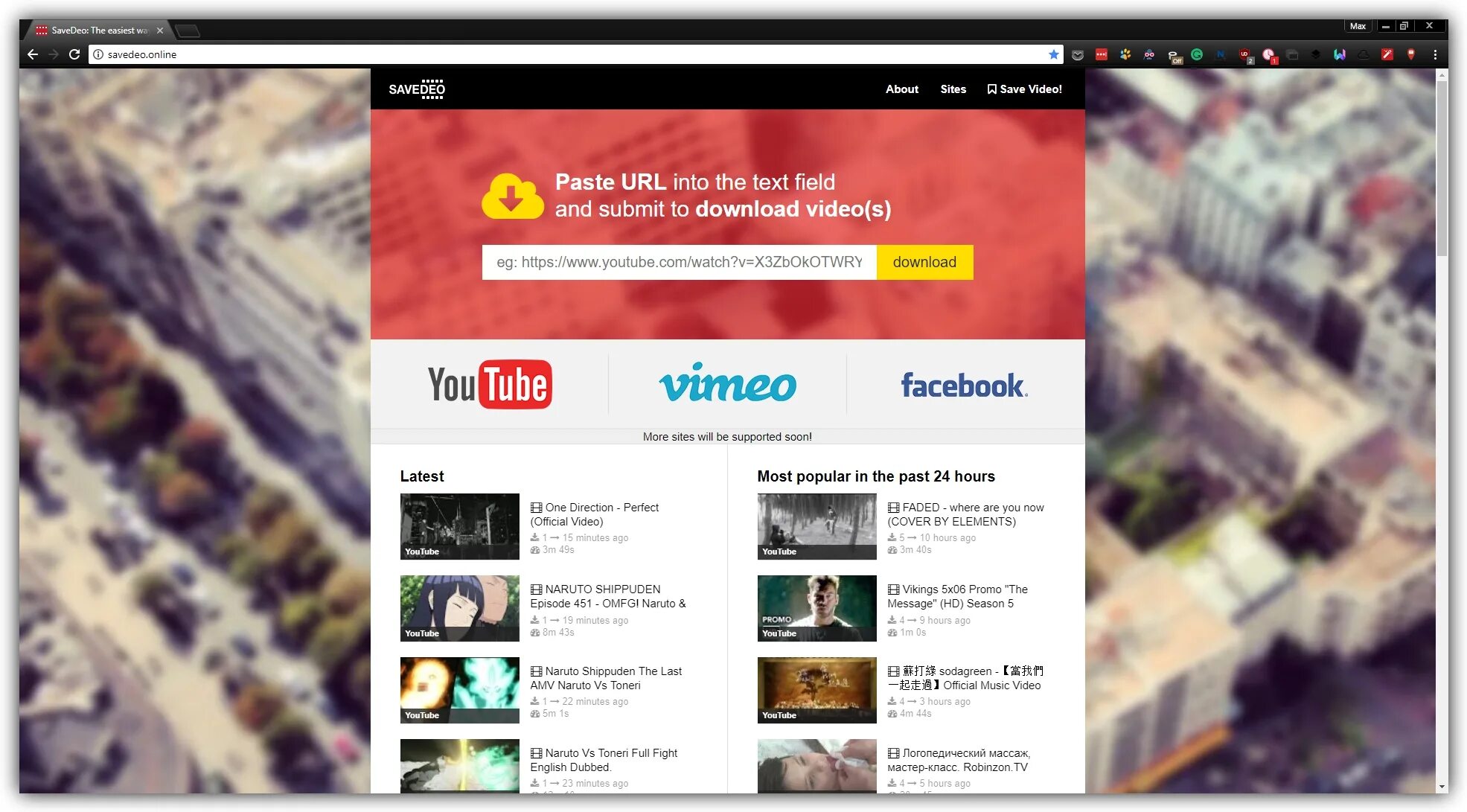 Paste video youtube