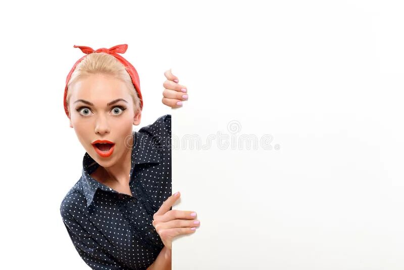 Surprised behind