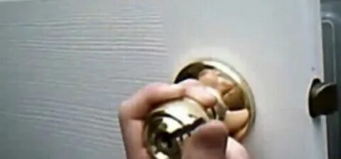 Lock the door when