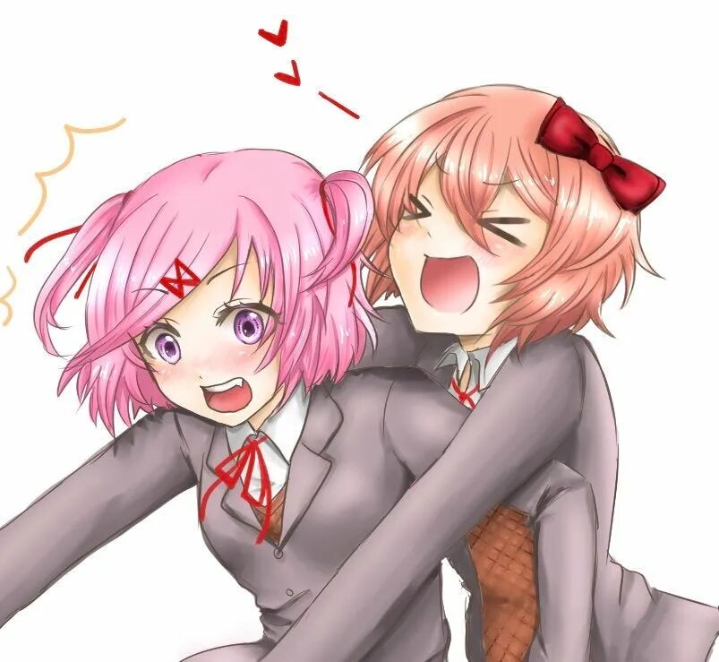 Natsuki chan and her masochistic pet. Нацуки и Сайори. Нацуки Doki Doki. САЕРИ И Нацуки. Нацуки и Сайори шип.