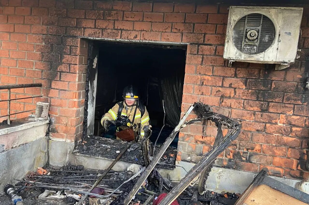 пожар в советском районе