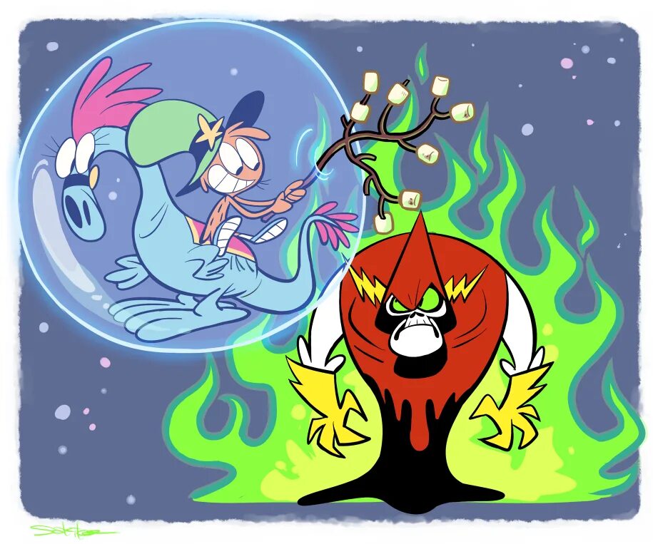 Комиксы тут и там. Wander over Yonder Hater арт. Злыдень ТУТИТАМ И Сильвия. Вандер с приветом по планетам. Wander over Yonder Wander Art.