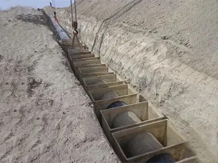 Балластировка трубопровода