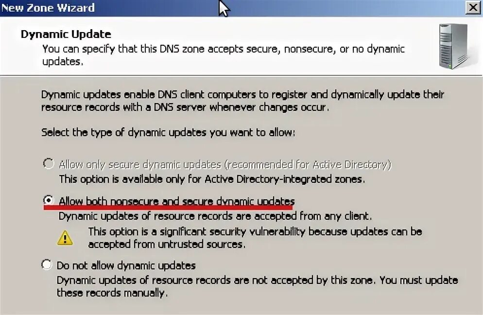 Dynamic updates. Dynamic updates