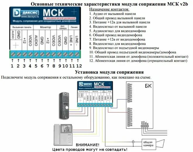 Установить домофон msk. Модуль сопряжения для цифровых домофонов. Модуль сопряжения для видеодомофона. Блок сопряжения для видеодомофона ELTIS. Модуль сопряжения для видеодомофона Commax схема подключения.