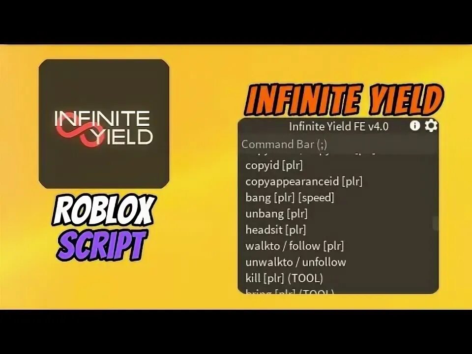Yield script. Infinite Yield. Infinite Yield крутые команды. Roblox Fe Invisible script.