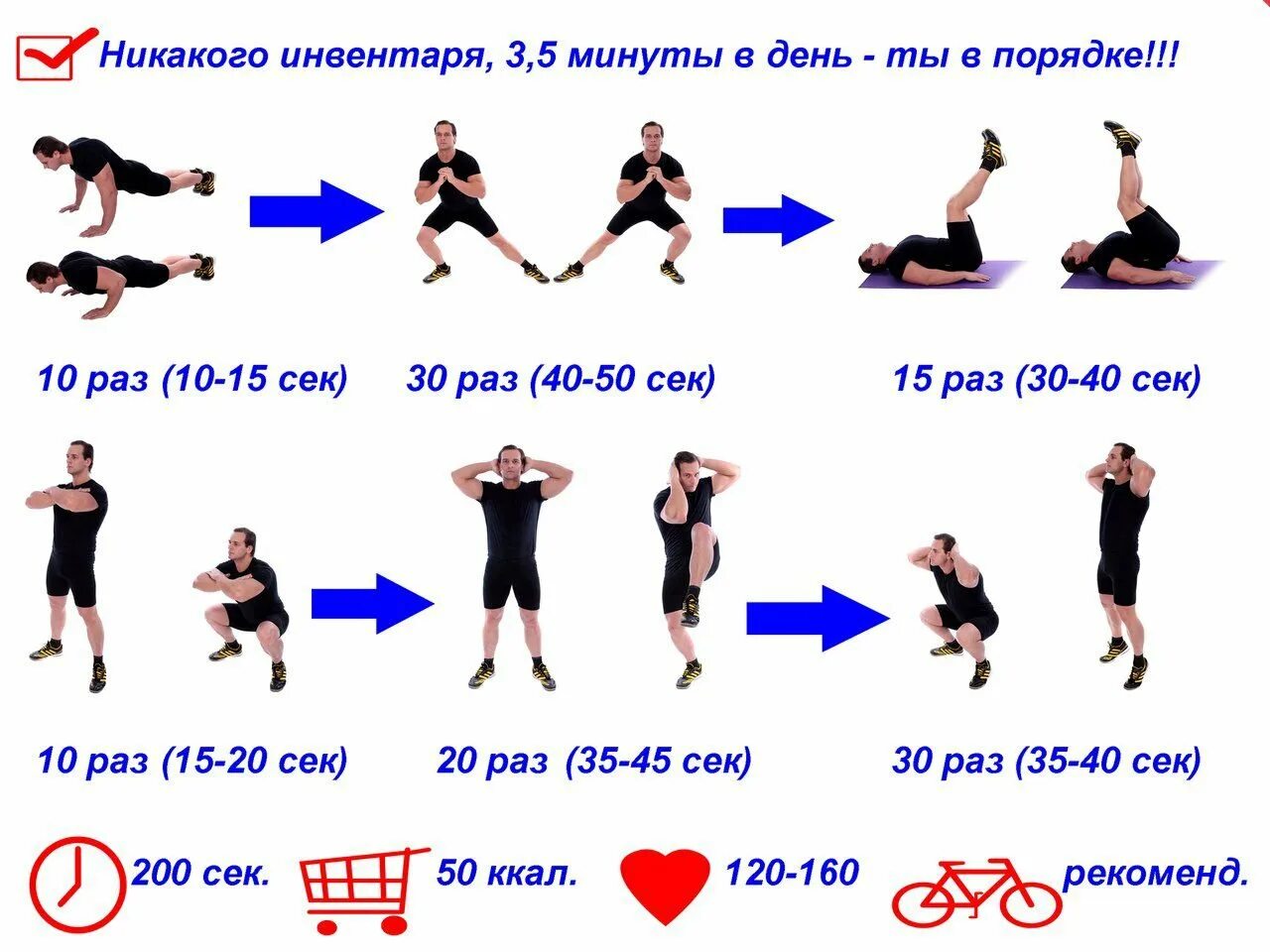 Физические упражнения список упражнений. Комплекс упражнений для мужчин. Упражнения для похуденияддля мужчин. Домашний комплекс упражнений. Комплекс упражнений для утренней зарядки для похудения.