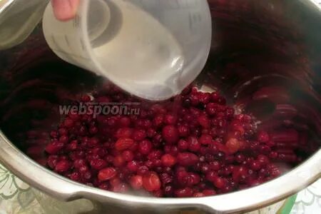 Простое варенье из клюквы