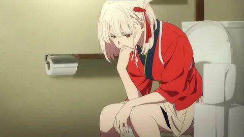 Chisato has a constipationSource: Lycoris Recoil Season 1 Episode 7#anime #...