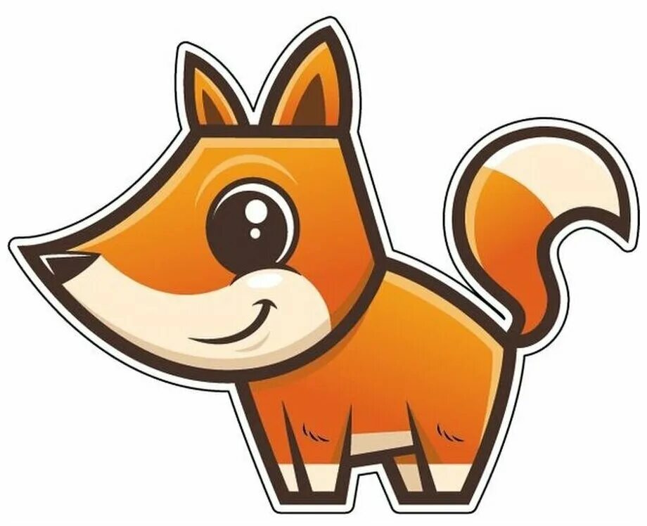 наклейка - лисичка. лиса наклейка. наклейка - лисичка. наклейки с лисой. наклейка - лисичка.
