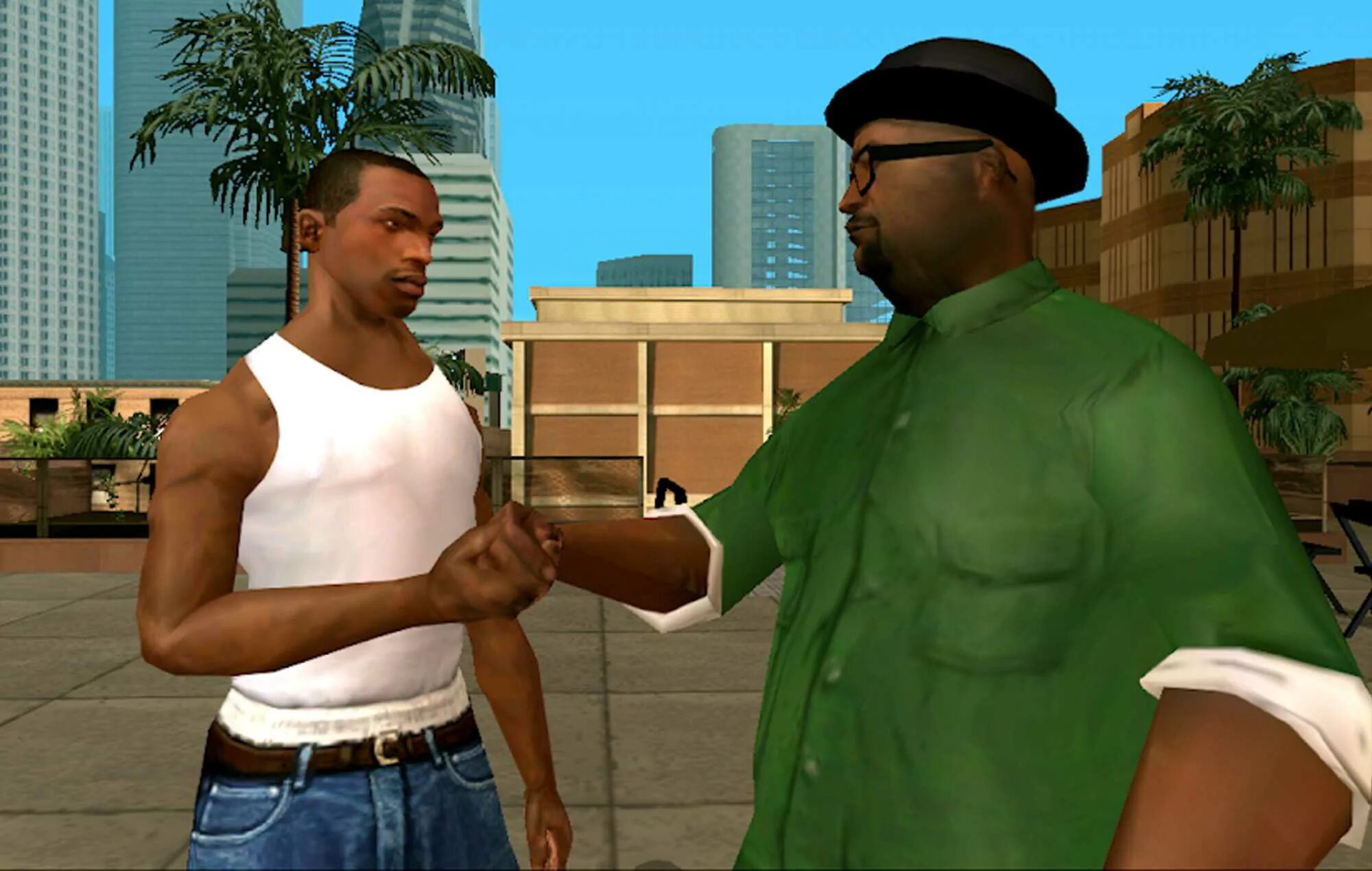 They did not the game. Grand Theft auto: San Andreas. ГТА Сан андреас Биг Смоук. Сиджей и Биг Смоук. CJ GTA San Andreas.