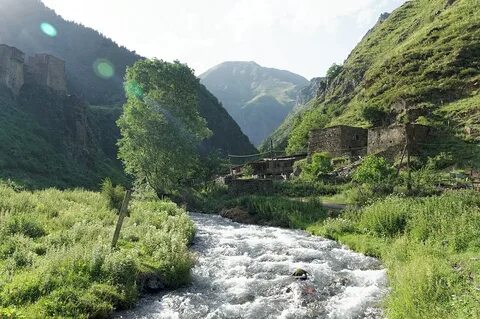 Река на востоке грузии