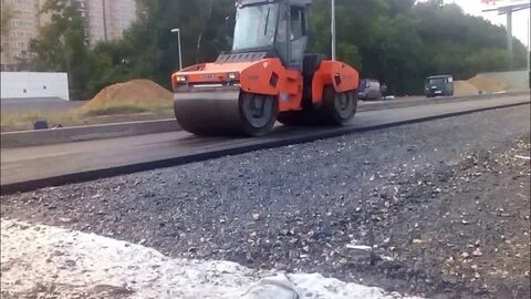 Укладка катком
