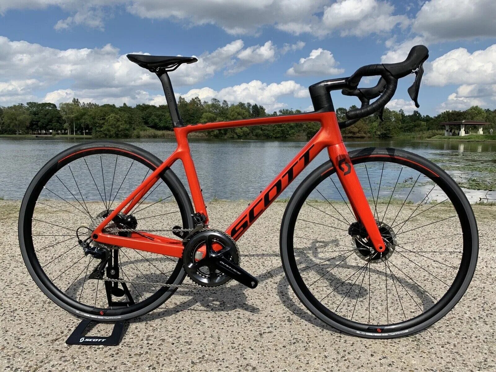 New red bicycle