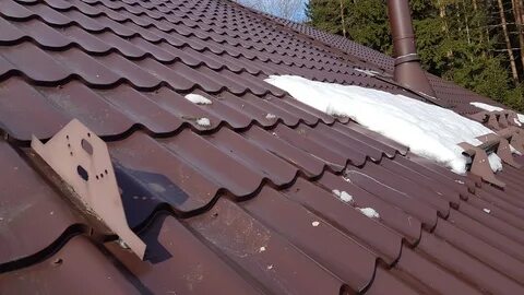 Конек на металлочерепицу