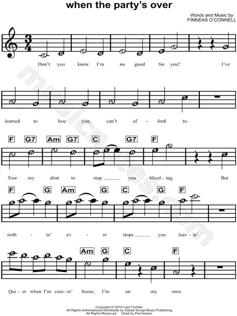 When the Party's over Ноты для фортепиано. When the Party's over Ноты. When the Party is over Ноты. Billie Eilish when the Party's over аккорды. When party over перевод