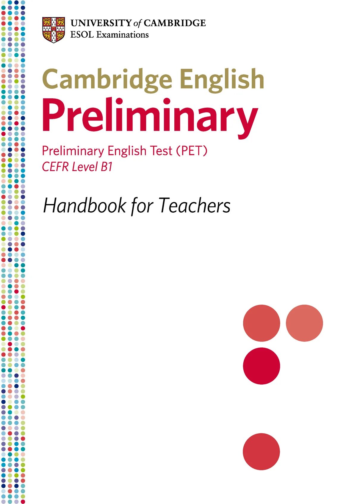 Английский тест Pet. Cambridge Assessment English b1 preliminary. Pet Cambridge. Cambridge Handbook for teachers. Preliminary english test