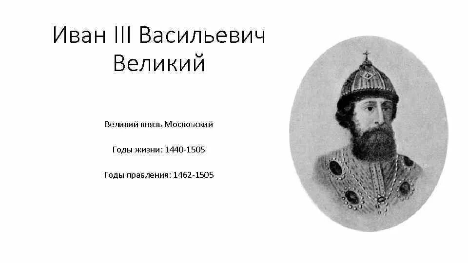 Биография ивана 3. Иван III Васильевич Московский (Великий)(1462- 1505). Великий князь Московский Иван Васильевич III. 1462-1505 – Правление Ивана III Васильевича.. Иван 3 годы правления.