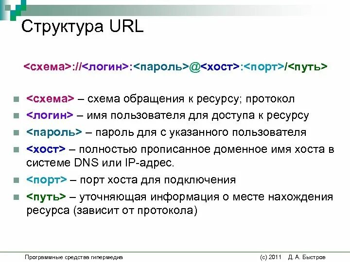 Что такое url какова его структура. Структура URL. Состав URL адреса. Структура URL ссылки. Что такое URL И его структура.