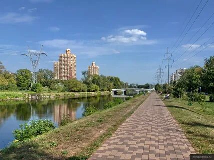 Москва река тушино