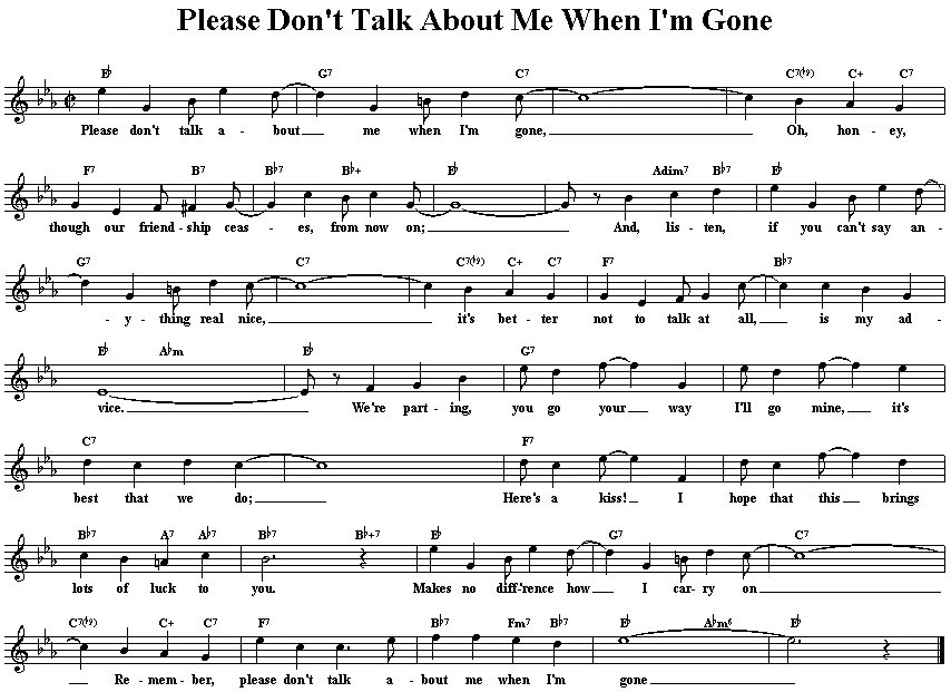 T talk to talk. Please dont talk about me when i'm gone Ноты. When October goes партитура. Anything goes Ноты. Please don't текст.