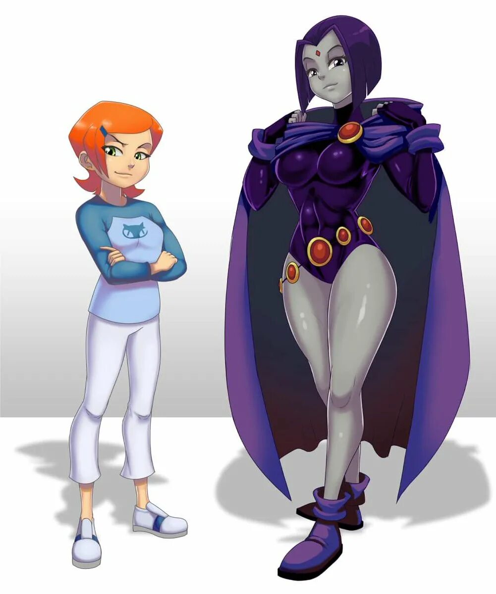 Raven leader rule 34. Гвен и Рейвен. Гвен Теннисон и Рейвен 3д. Гвен Теннисон и Рейвен. Рейвен x Гвен Теннисон.