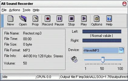 Recorded sound