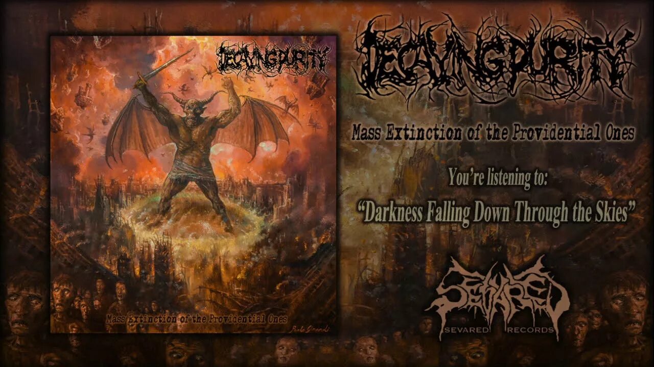 Darkness falling. Storm upon the masses. Darkness falling. Darkness falling. Темнота наступает (darkness falls) постер.