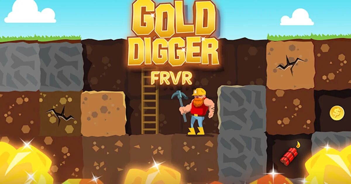 Голд диггер ФРВР. Игра Gold Digger FRVR 2. Золотоискатель FRVR. Игра копатель Голд диггер.